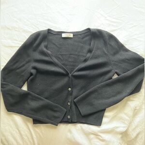 Babaton - Black Crop Cardigan